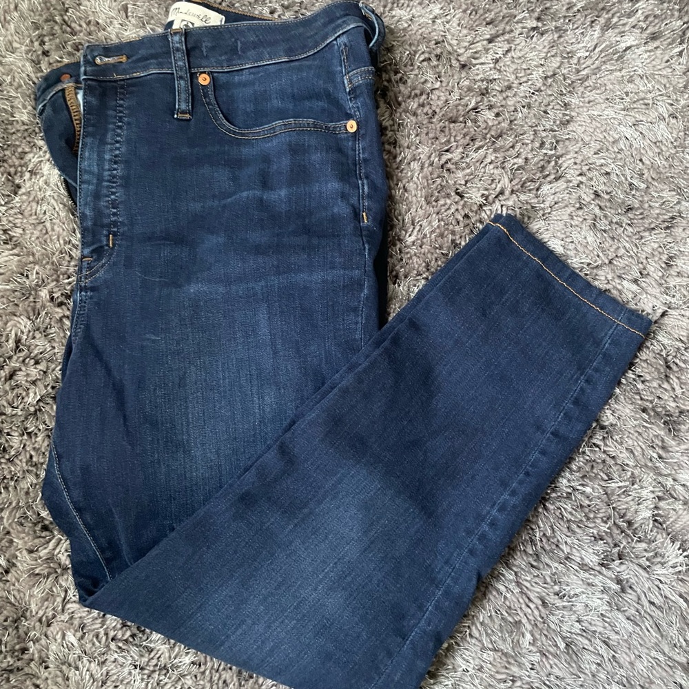 Madewell jeans curvy, high rise skinny